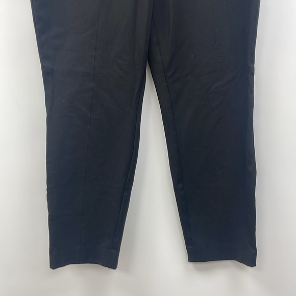 Banana Republic High Rise Trouser Ankle Pant Career Minimalist Black 12 - Picture 4 of 8